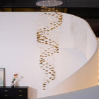 Nephele Chandelier Feuille en Cristal - Neutralighting