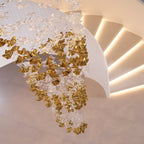 Nephele Chandelier Feuille en Cristal - Neutralighting