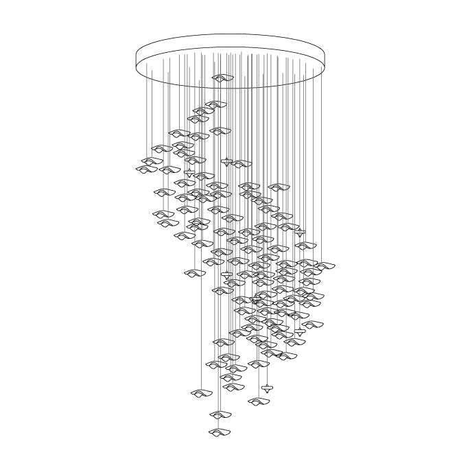Ulphael Moderne Minimaliset Art Verre Suspension - Neutralighting
