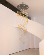 Nephele Chandelier Feuille en Cristal - Neutralighting