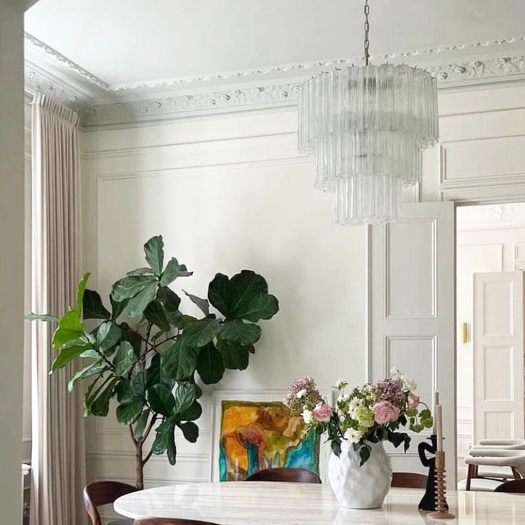 Aurora Chandelier en Verre de Luxe - Neutralighting