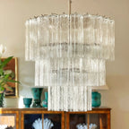Aurora Chandelier en Verre de Luxe - Neutralighting