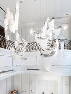 Tiered Lustre Palmettes Luxueux Postmoderne - Neutralighting