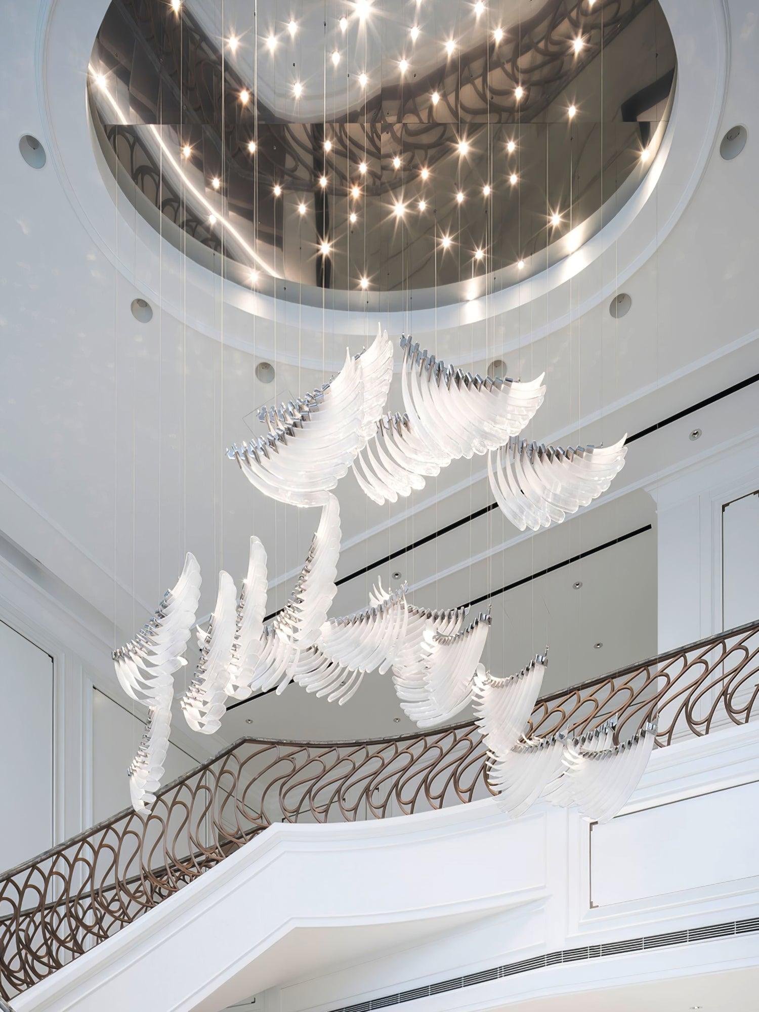 Tiered Lustre Palmettes Luxueux Postmoderne - Neutralighting