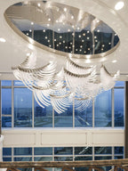 Tiered Lustre Palmettes Luxueux Postmoderne - Neutralighting