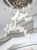 Tiered Lustre Palmettes Luxueux Postmoderne - Neutralighting