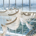 Tiered Lustre Palmettes Luxueux Postmoderne - Neutralighting