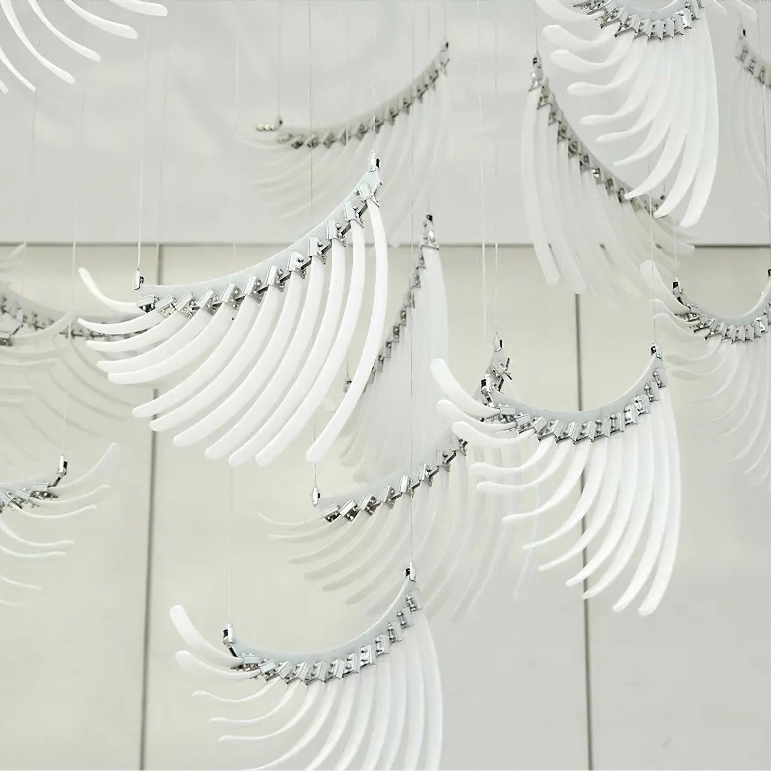 Tiered Lustre Palmettes Luxueux Postmoderne - Neutralighting