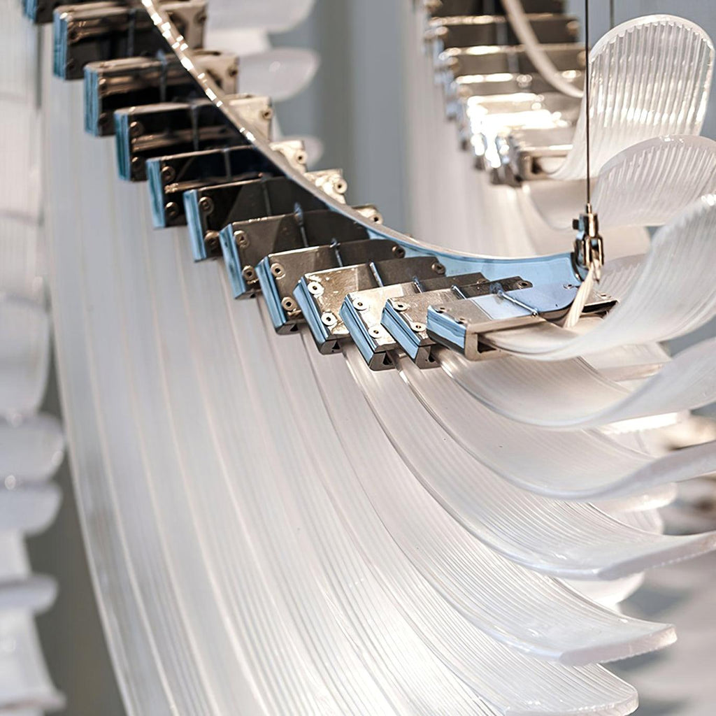 Tiered Lustre Palmettes Luxueux Postmoderne - Neutralighting