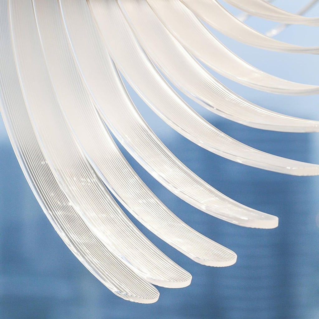 Tiered Lustre Palmettes Luxueux Postmoderne - Neutralighting