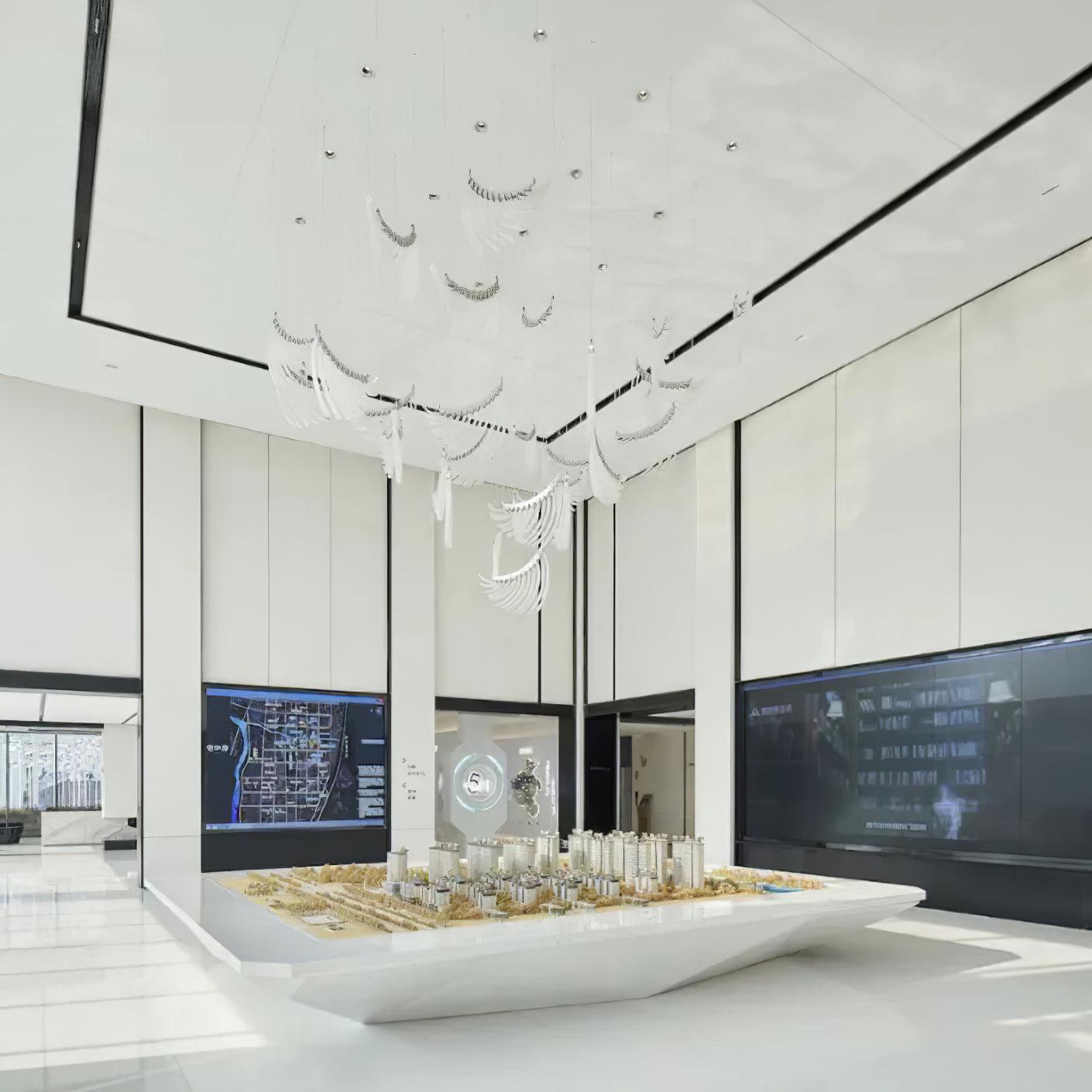 Tiered Lustre Palmettes Luxueux Postmoderne - Neutralighting