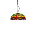 Tiffany Vintage Art LED Suspension Verre Chambre À Coucher - Neutralighting