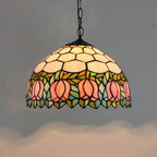 Tiffany Vintage Luxe Suspension Verre Métal Bar/Salon - Neutralighting