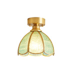 Solara Lumière de Plafond Vintage Florale en Vitrail - Neutralighting