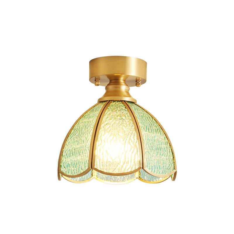 Solara Lumière de Plafond Vintage Florale en Vitrail - Neutralighting