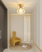Solara Lumière de Plafond Vintage Florale en Vitrail - Neutralighting