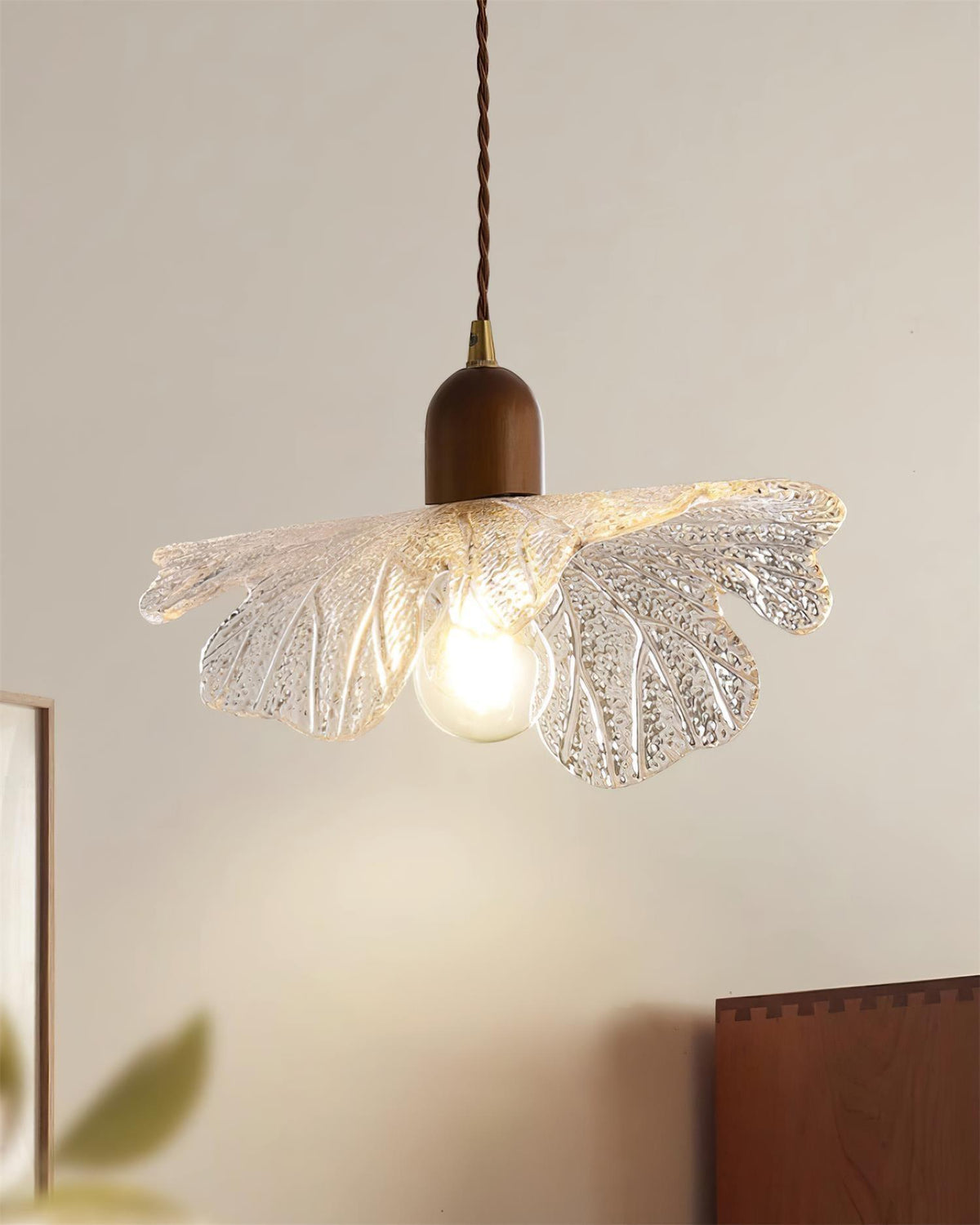 Lampe Pendante Abat-jour en Verre Tiffany Floral Charme Art Nouveau - Neutralighting