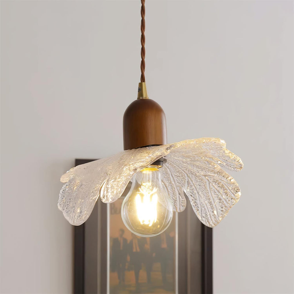 Lampe Pendante Abat-jour en Verre Tiffany Floral Charme Art Nouveau - Neutralighting