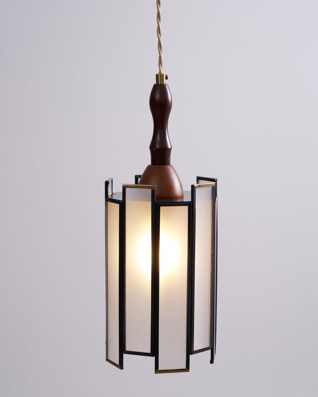 Florace Suspension Vintage en Bois et Verre - Neutralighting
