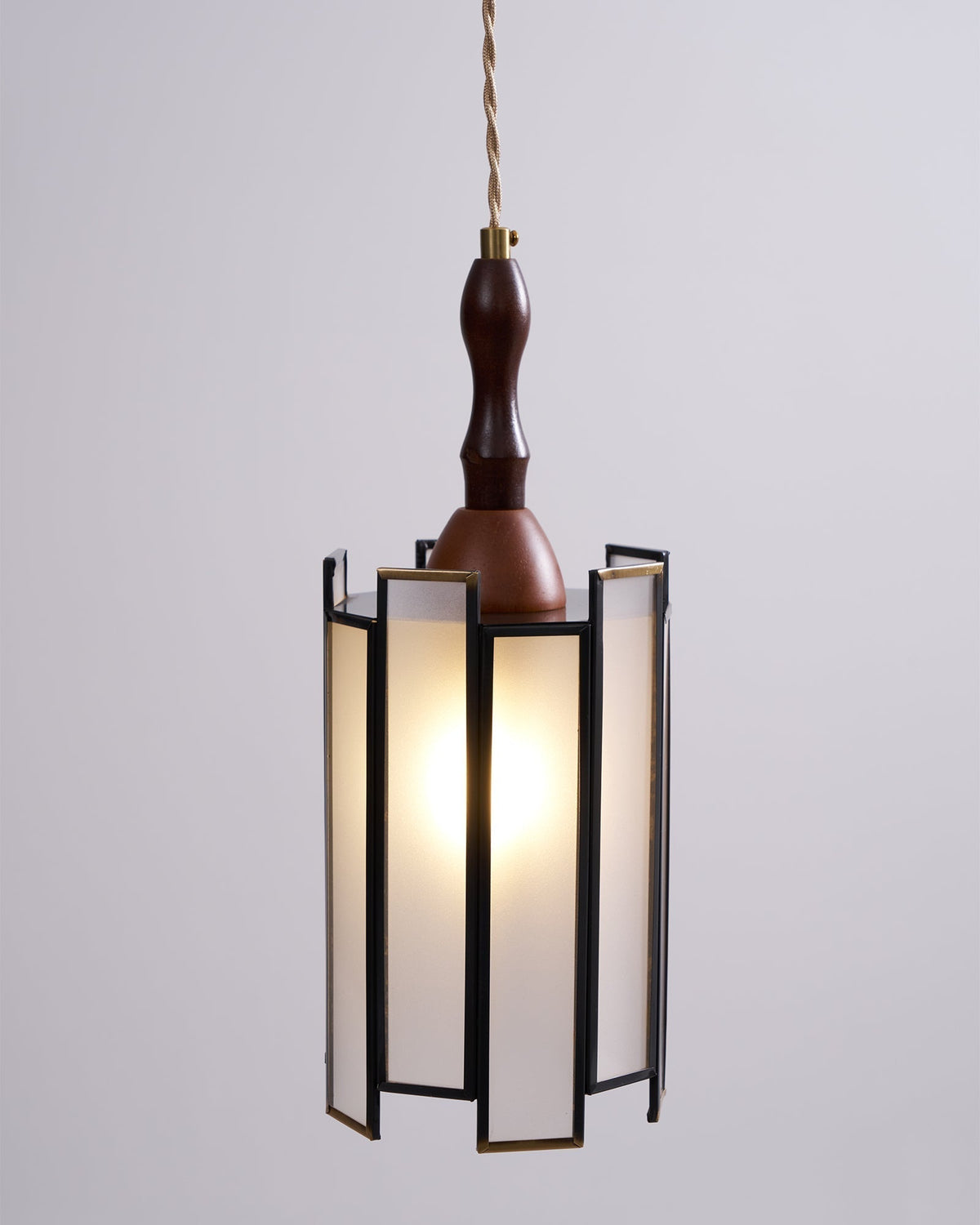 Florace Suspension Vintage en Bois et Verre - Neutralighting
