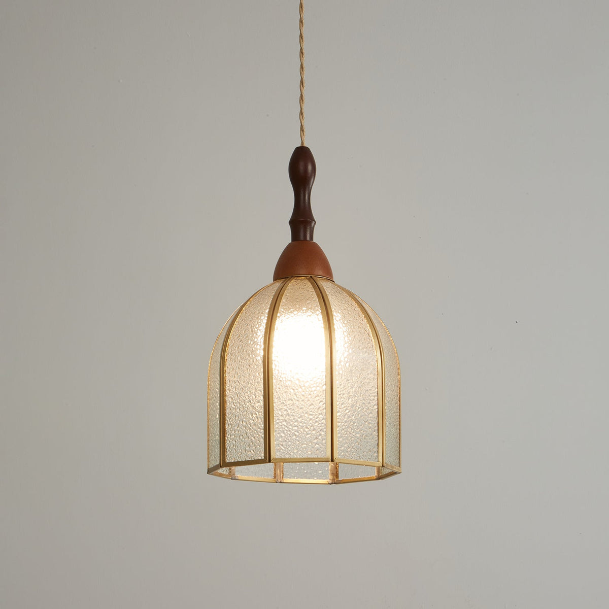 Florace Suspension Vintage en Bois et Verre - Neutralighting