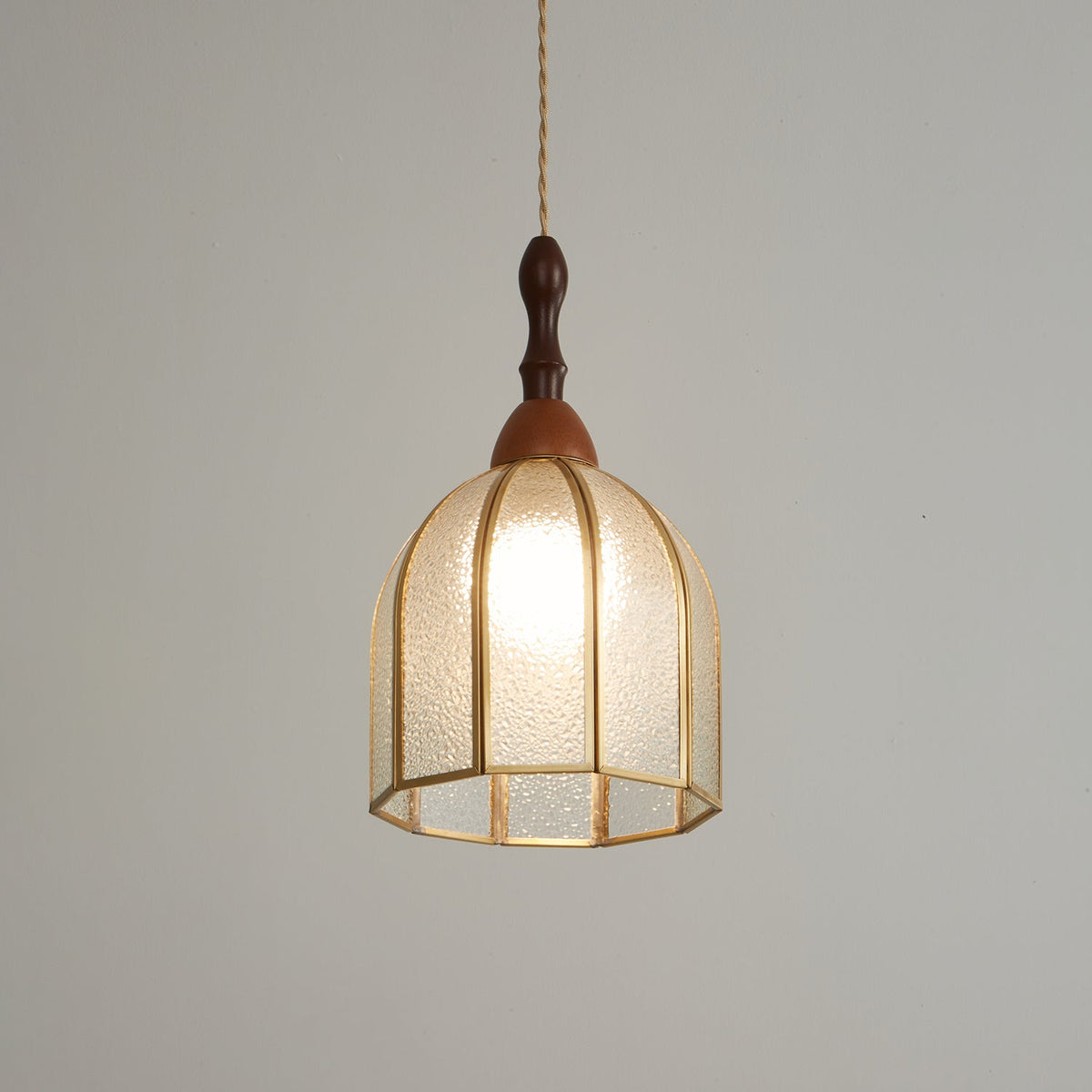 Florace Suspension Vintage en Bois et Verre - Neutralighting