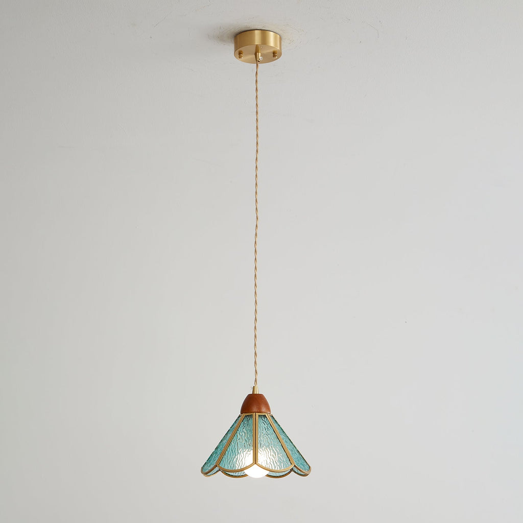 Florace Suspension Vintage en Bois et Verre - Neutralighting