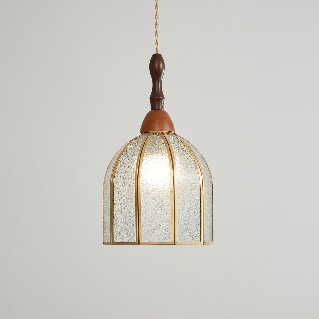 Florace Suspension Vintage en Bois et Verre - Neutralighting