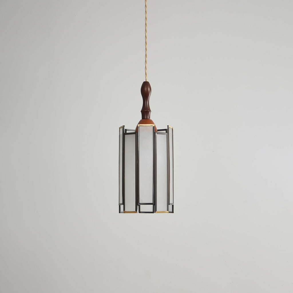 Florace Suspension Vintage en Bois et Verre - Neutralighting