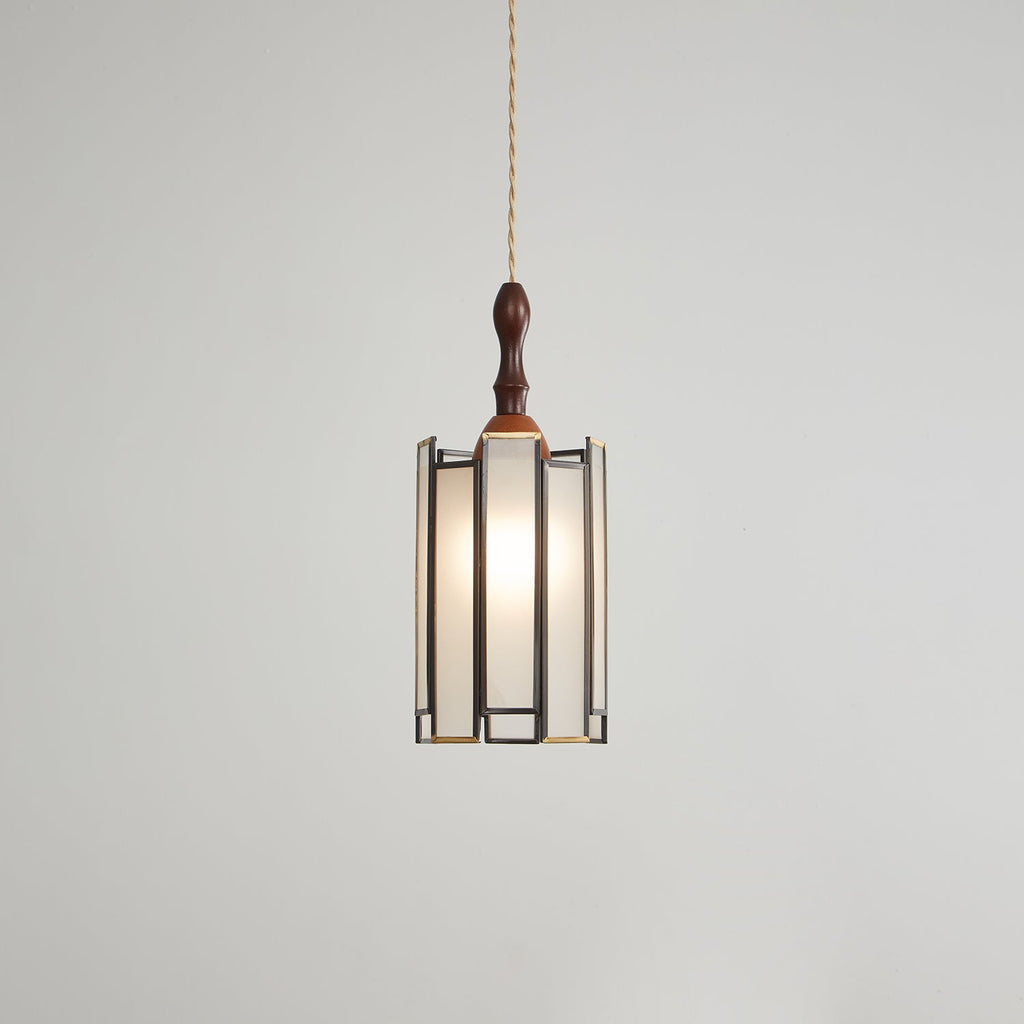 Florace Suspension Vintage en Bois et Verre - Neutralighting