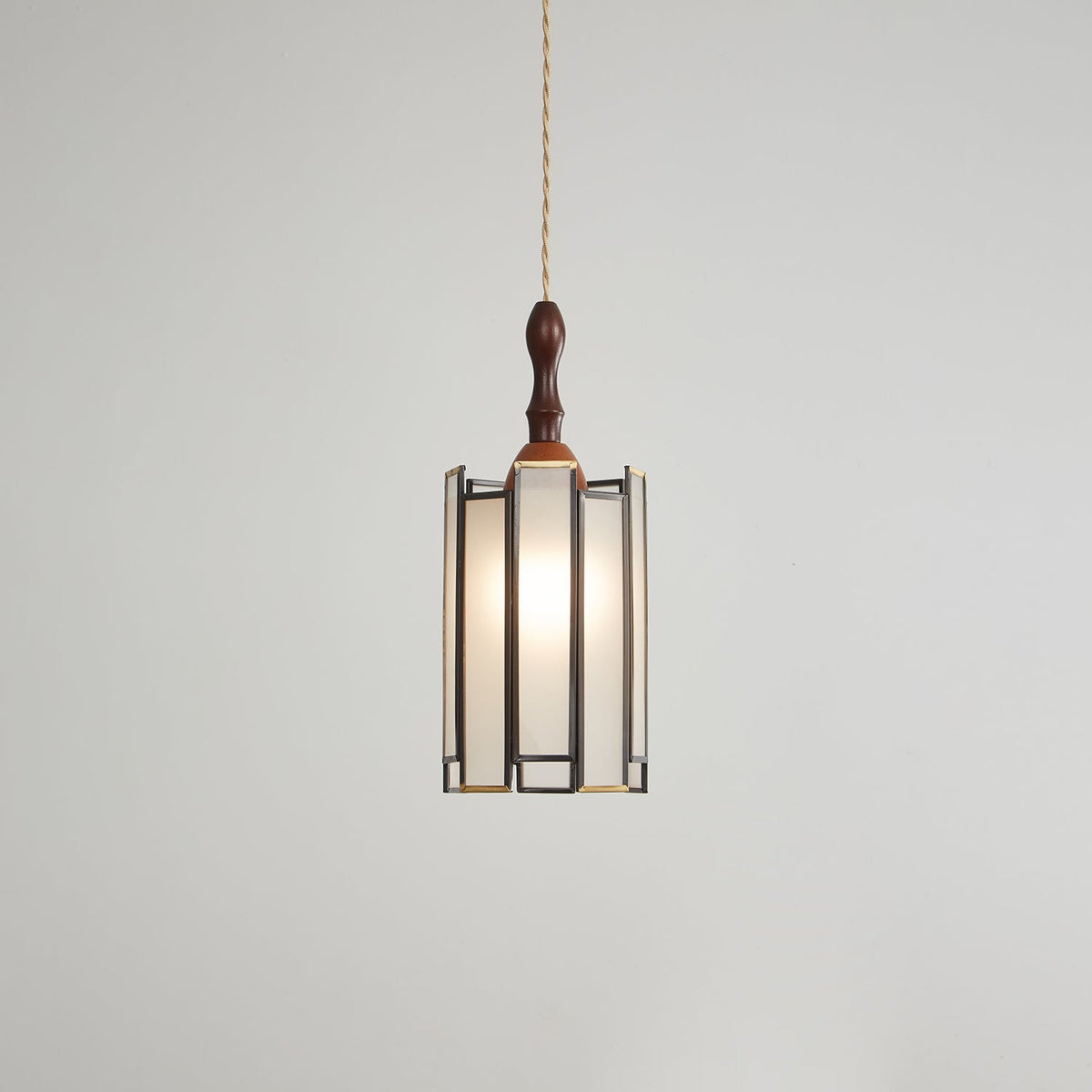 Florace Suspension Vintage en Bois et Verre - Neutralighting