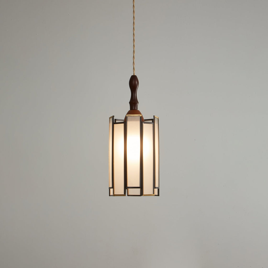 Florace Suspension Vintage en Bois et Verre - Neutralighting