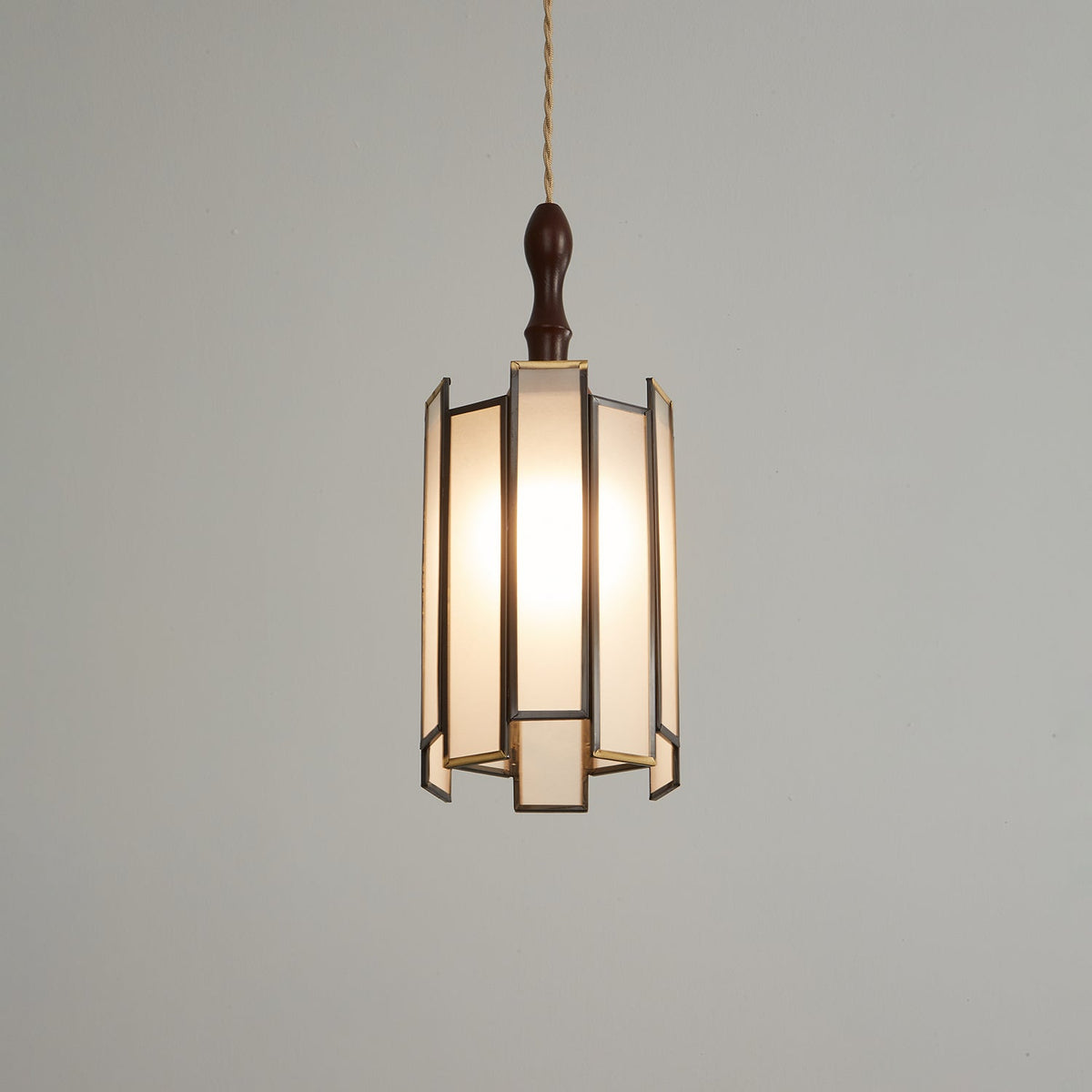 Florace Suspension Vintage en Bois et Verre - Neutralighting