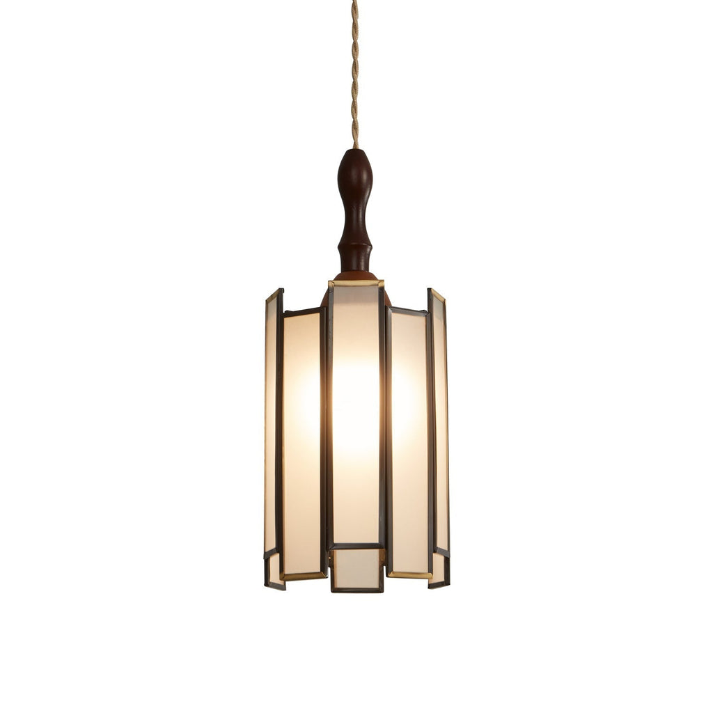 Florace Suspension Vintage en Bois et Verre - Neutralighting
