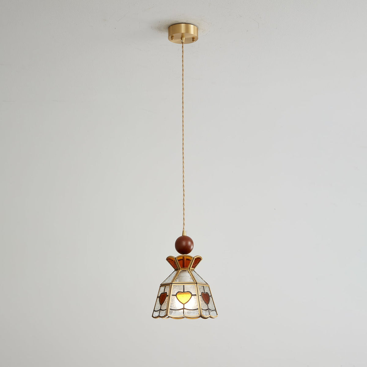 Florace Suspension Vintage en Bois et Verre - Neutralighting