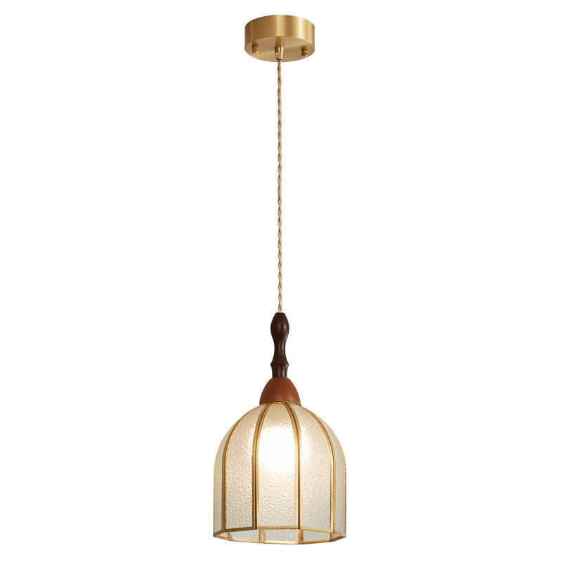 Florace Suspension Vintage en Bois et Verre - Neutralighting