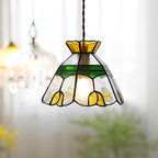 Eldine Lampe Suspension en Verre Vitrail - Neutralighting