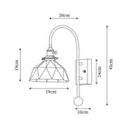 Vorelle Applique murale vintage teintée - Neutralighting