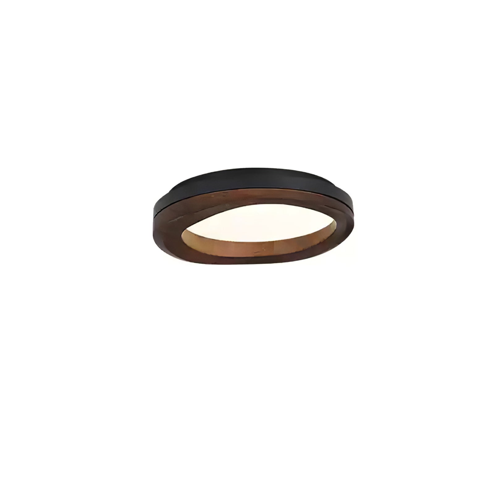 Artalis Noyer Bois Applique Plafond - Neutralighting