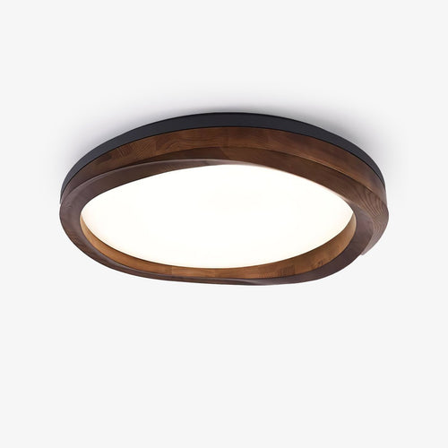 Artalis Noyer Bois Applique Plafond - Neutralighting