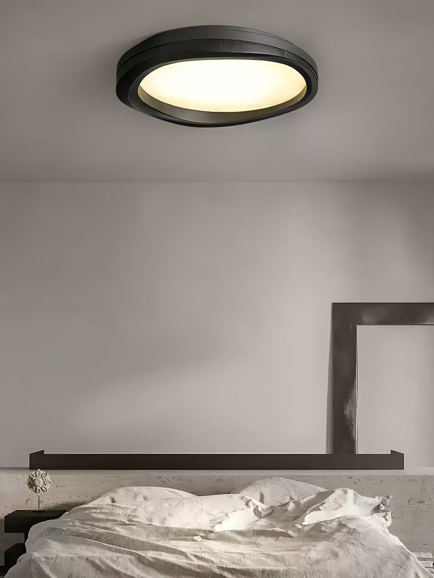 Artalis Noyer Bois Applique Plafond - Neutralighting