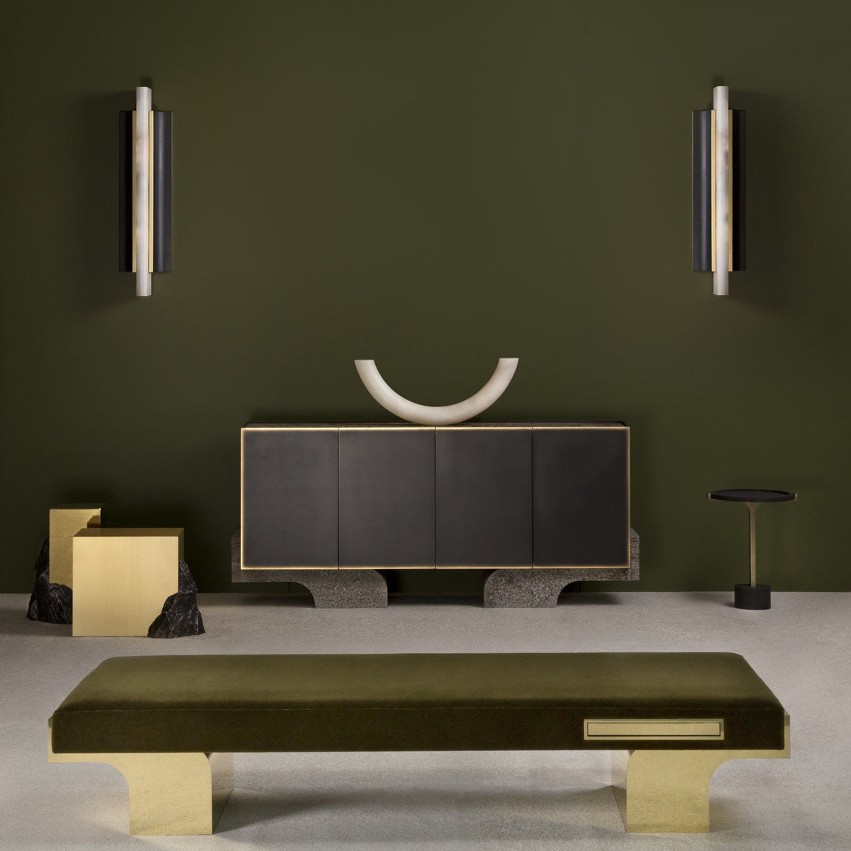 Elsilisra Moderne Minimaliste Alabaster Applique Murale - Neutralighting