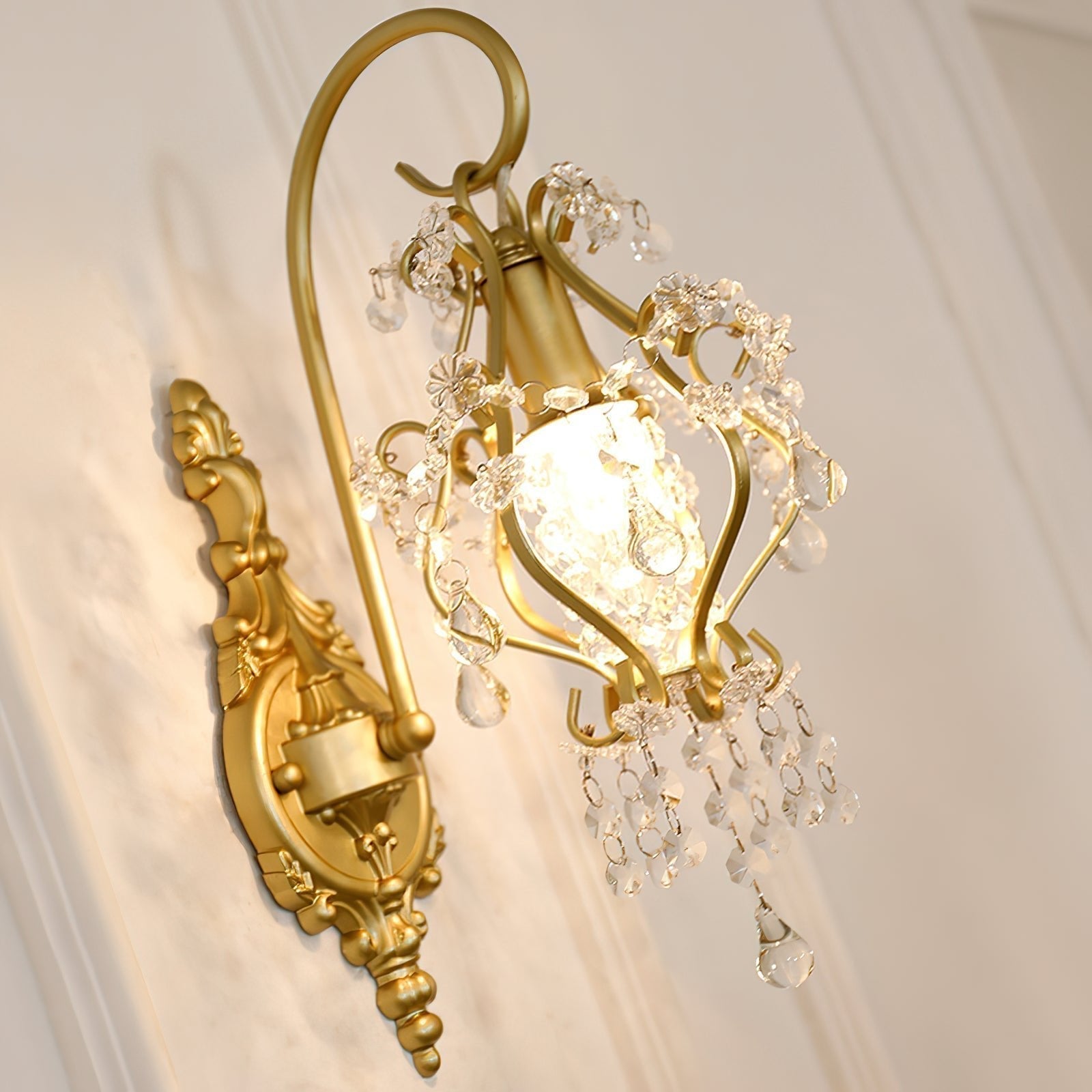 Gwynne Applique Murale Postmoderne Luxe Cristal - Neutralighting