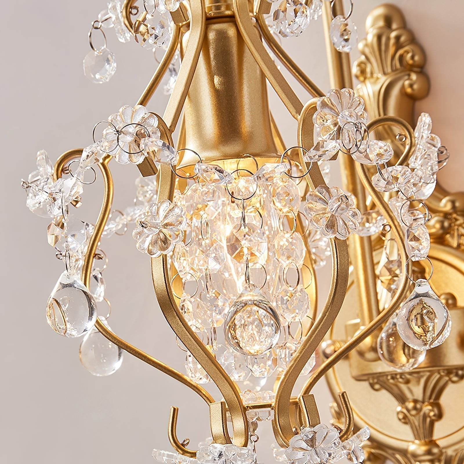 Gwynne Applique Murale Postmoderne Luxe Cristal - Neutralighting