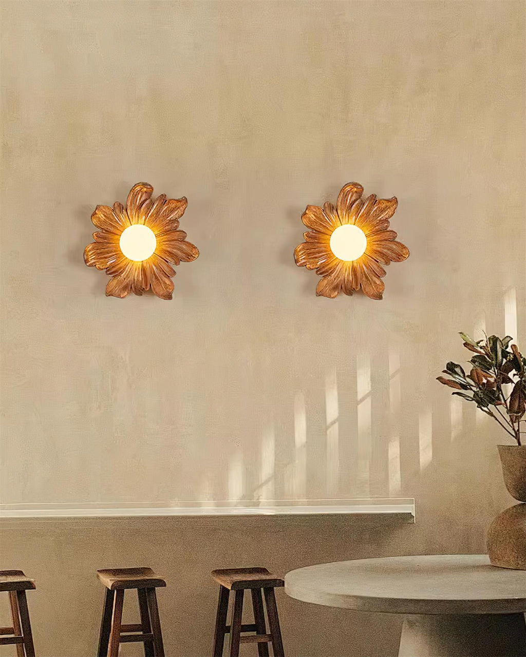 Tina Applique Murale Élégante Fleur - Neutralighting