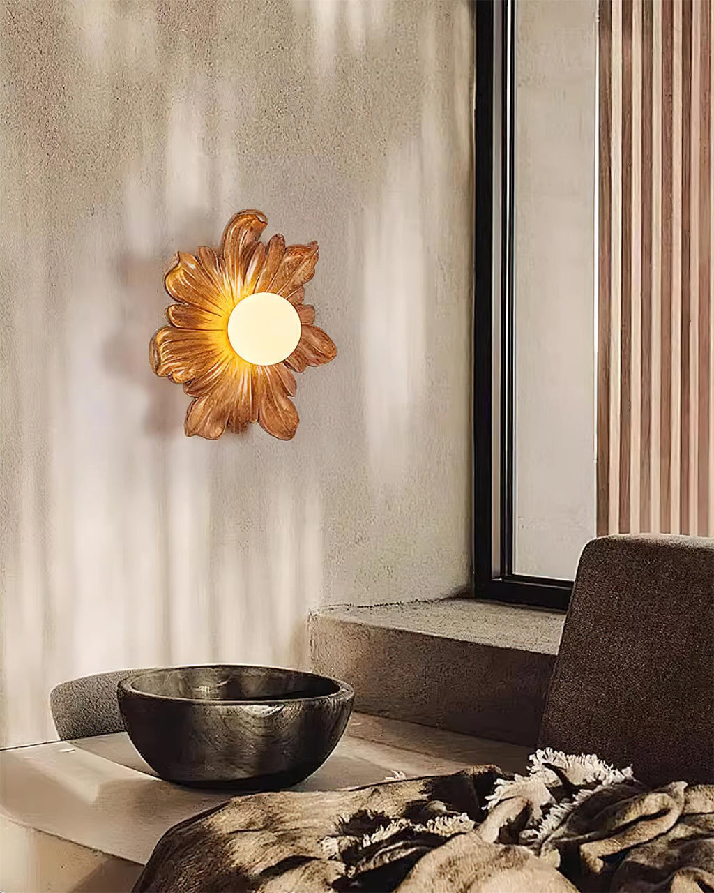 Tina Applique Murale Élégante Fleur - Neutralighting
