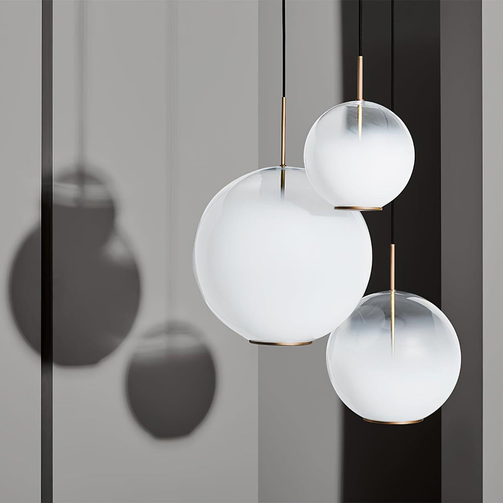 Lustra Suspension en Verre Gris Fumé - Neutralighting