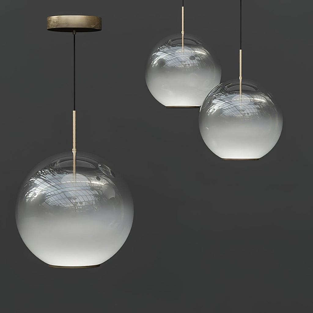Lustra Suspension en Verre Gris Fumé - Neutralighting