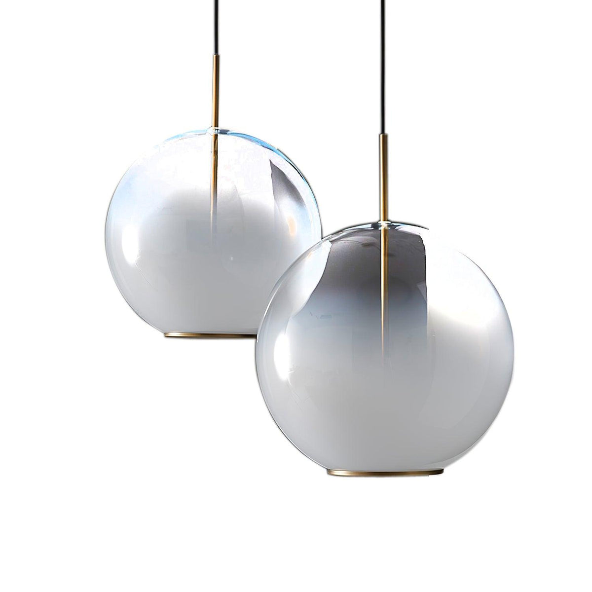 Lustra Suspension en Verre Gris Fumé - Neutralighting