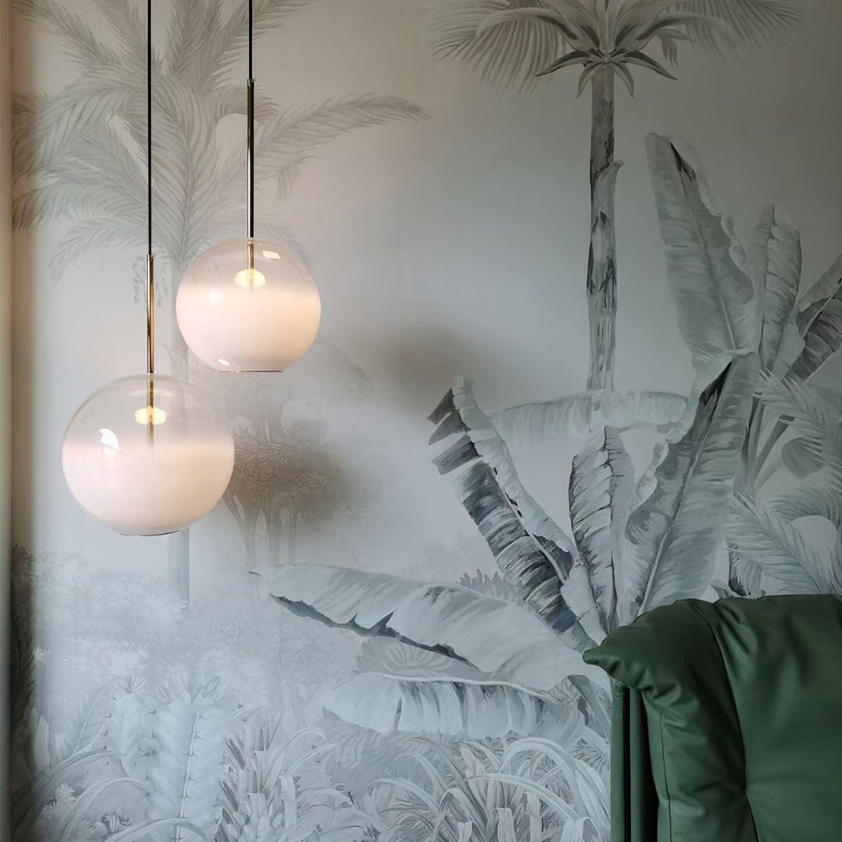 Lustra Suspension en Verre Gris Fumé - Neutralighting